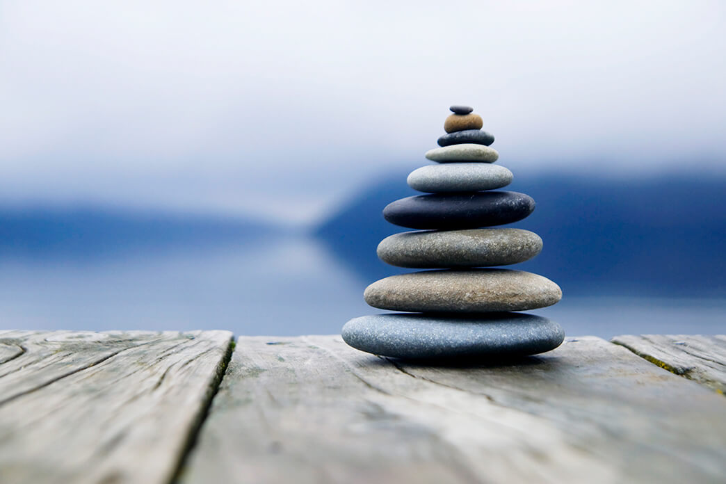 Relaxation exercises help to find inner balance