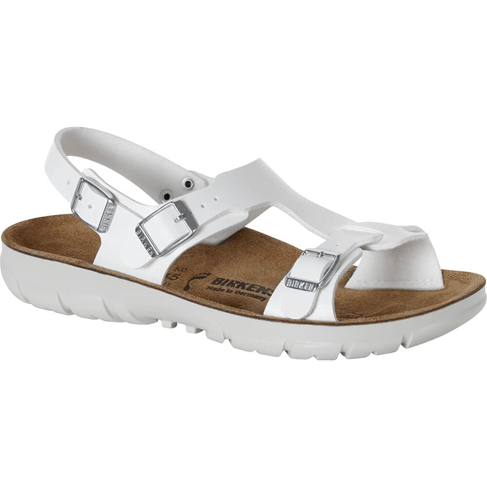 Saragossa BF, Birko-Flor, by Birkenstock, Narrow, white, size 37