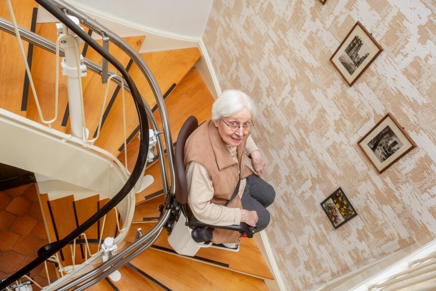 Safely use stairs of any kind with a stairlift