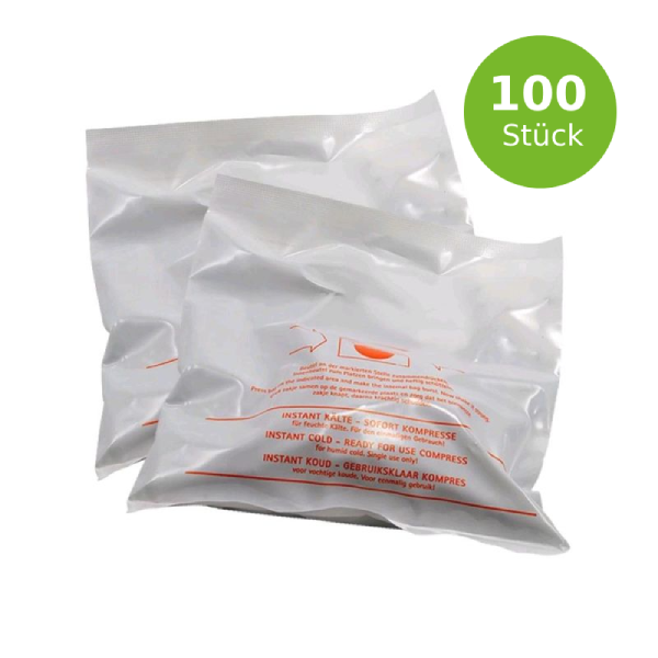 Instant Cold Compress, no pre-cooling necessary, 15 x 17 cm, 100 items